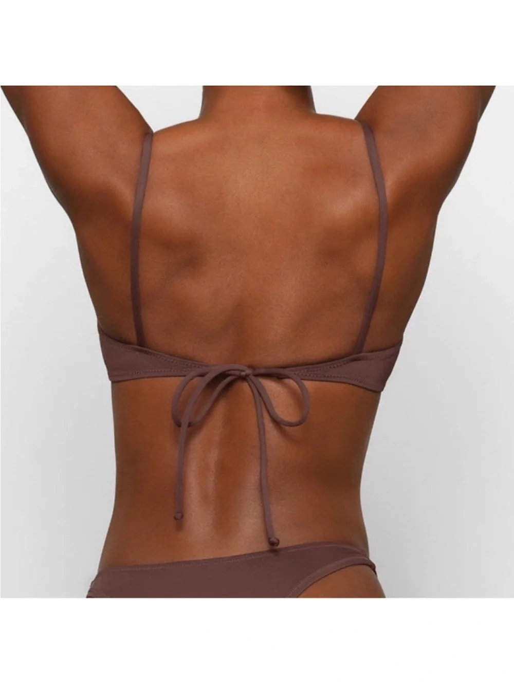 SKIMS NWT Recycled Swim Bikini Bundle - Cocoa